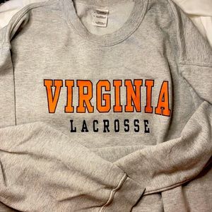 👽vintage Virginia lacrosse sweatshirt